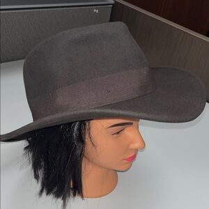 Disney / Lucas Indiana Jones Brown Men's 100% Wool Fedora Hat XL